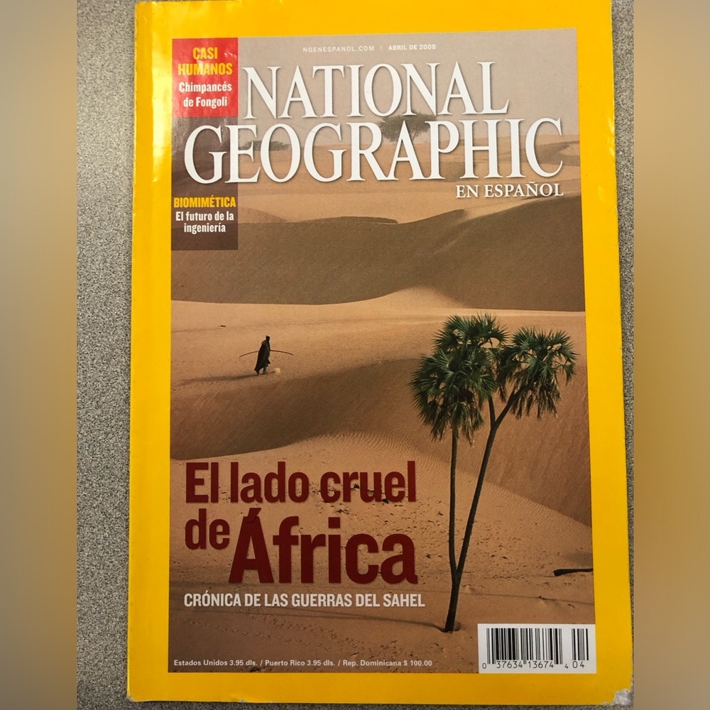 National Geographic en Espanol Abril de 2008 El Lado cruel de Africa